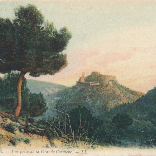 AK, Èze - Vue prise de la Grande Corniche (S1883)