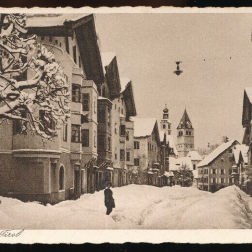 AK aus Kitzbühel Winterkarte Tirol (5602)