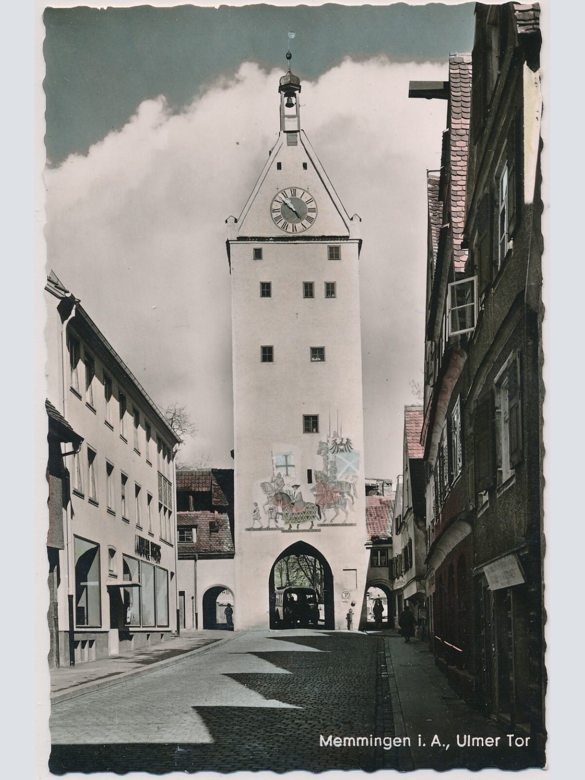 AK, Memmingen i. A., Ulmer Tor, Bayern (S1541)