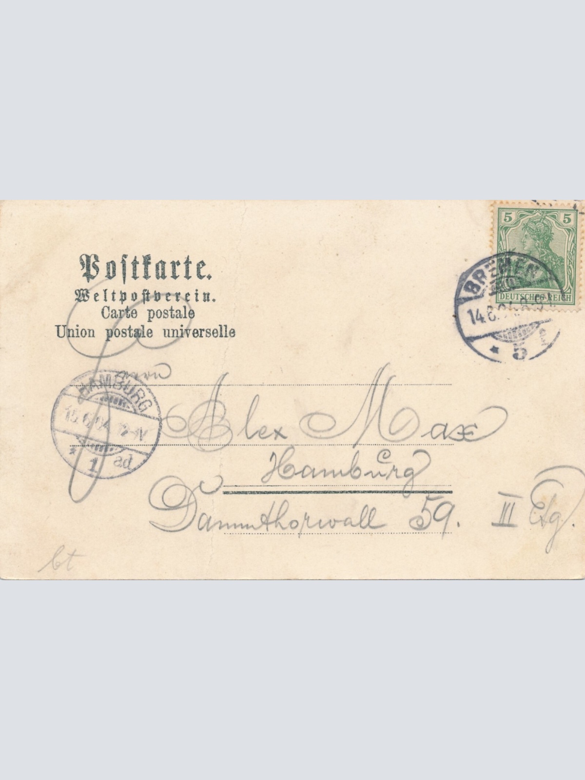 AK, Gruß aus Bremen, Gustav Adolf Denkmal (S1912)