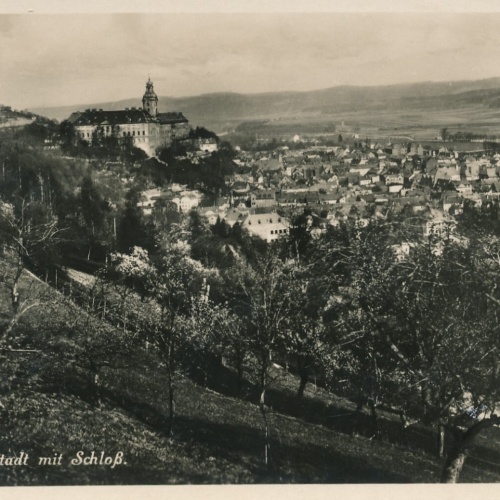 AK, Rudolstadt mit Schloss, Thüringen (S1528)