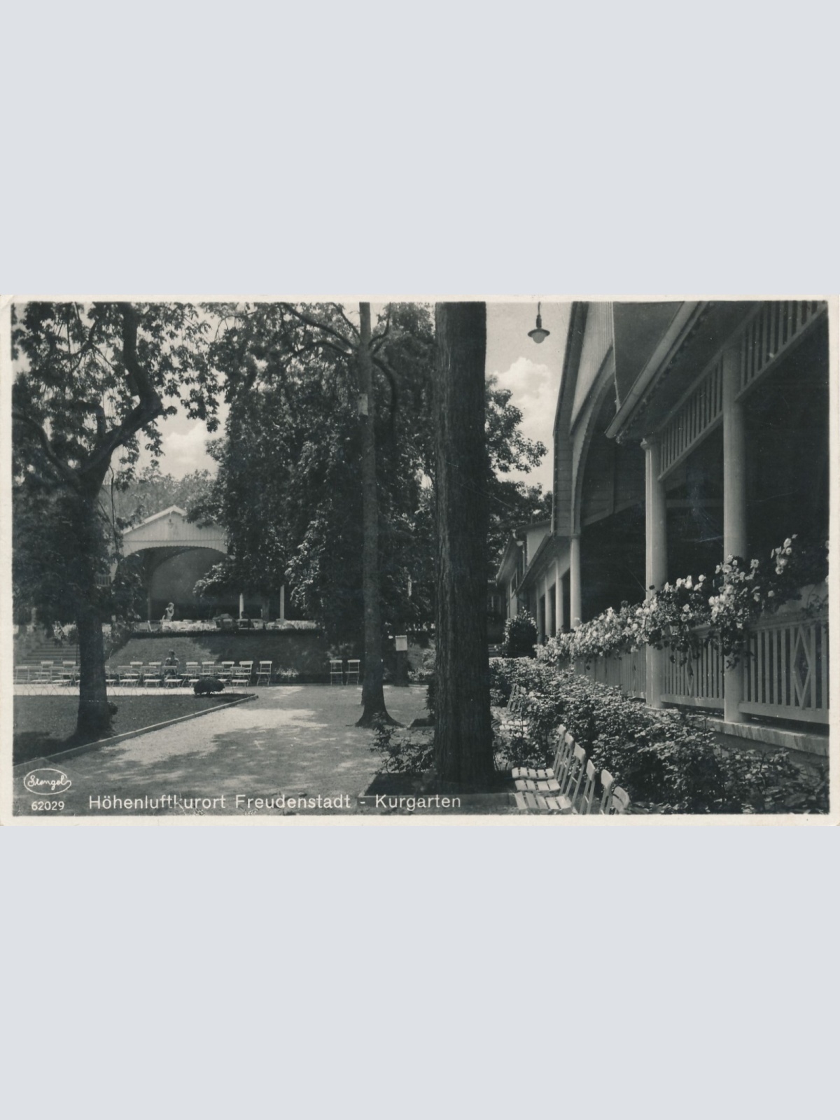 AK, Höhenluftkurort Freudenstadt - Kurgarten, Baden-Württemberg (S1535)