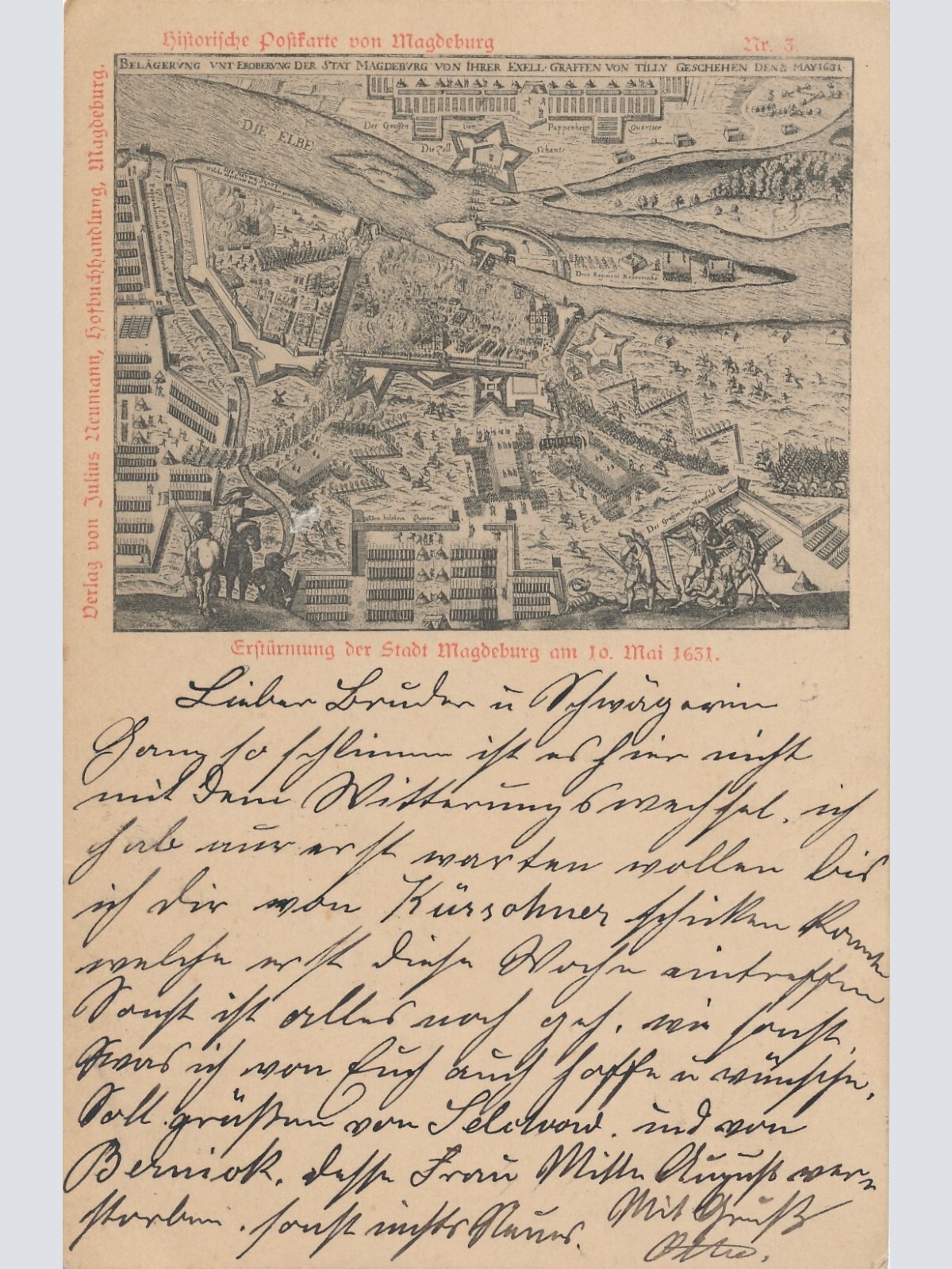 AK, Erstürmung der Stadt Magdeburg am 10. Mai 1631, Sachsen-Anhalt (S1848)