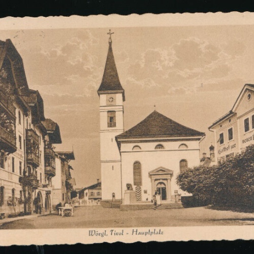 AK aus Wörgl Hauptplatz Tirol (5773)