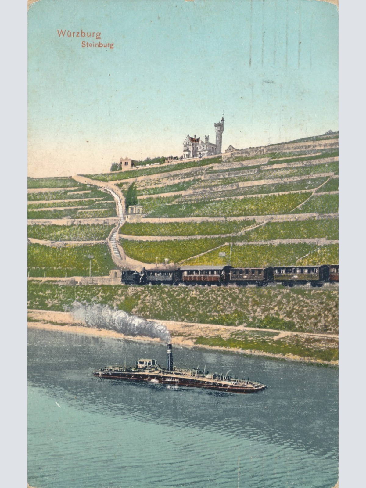 AK, Würzburg, Steinburg, Bayern (S1825)