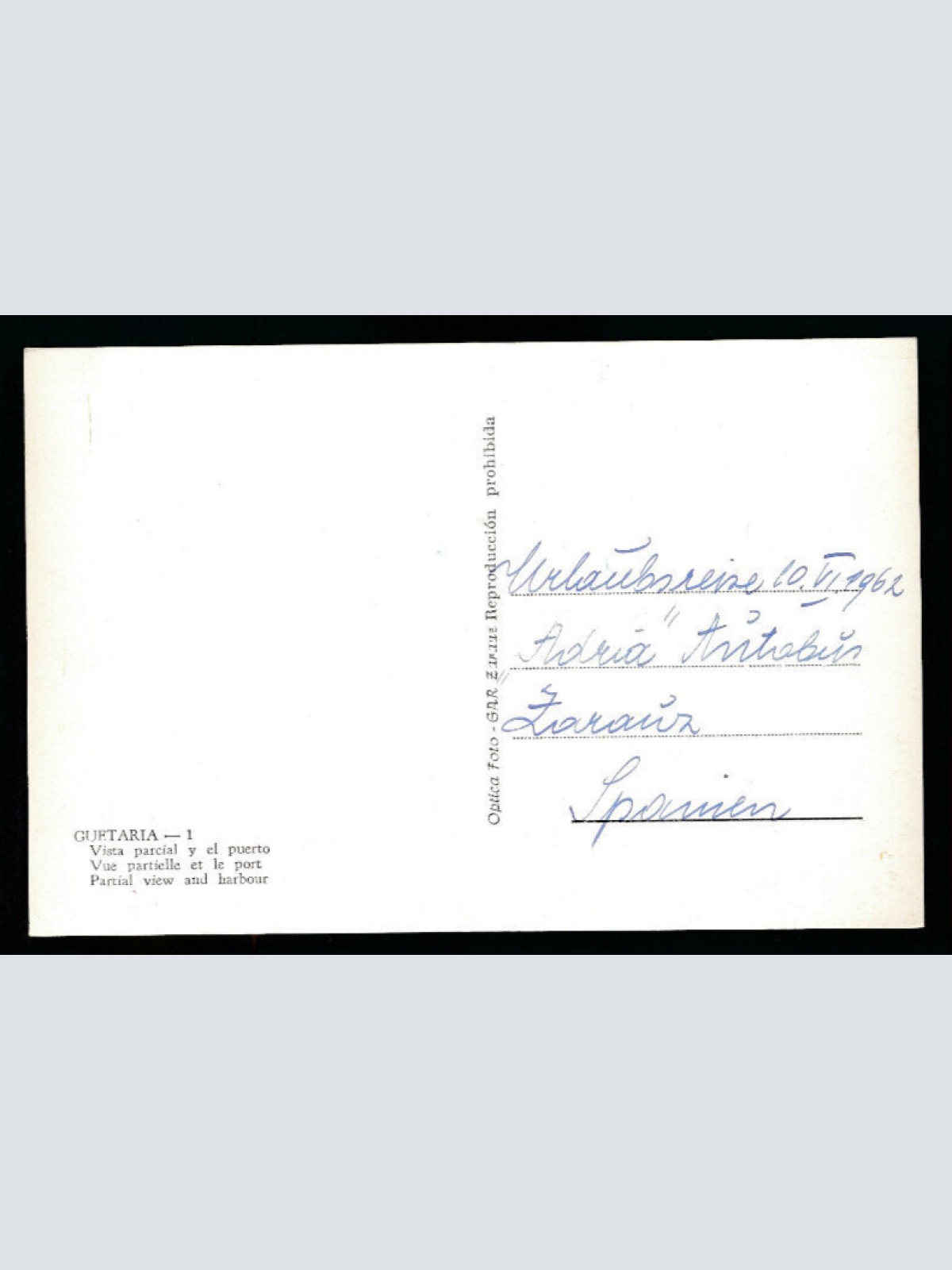 AK aus Guetaria Spanien (5597)