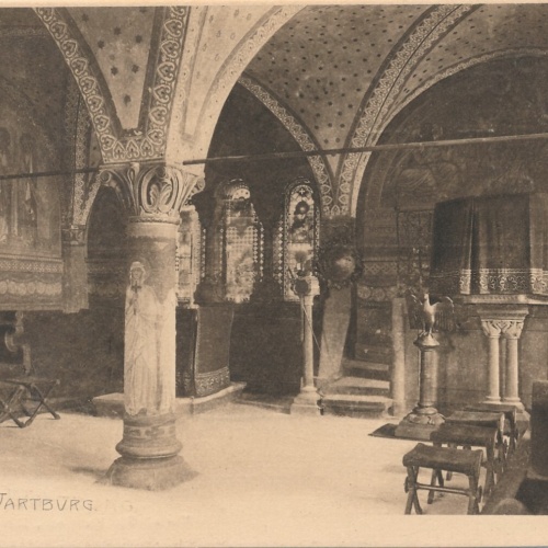 AK, Kapelle in der Wartburg, Thüringen, Eisenach (S1853)