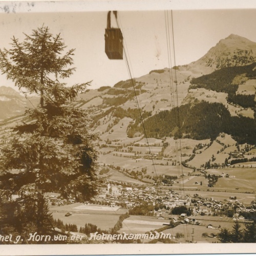 AK, Kitzbühel g. Horn von der Hahnenkammbahn, Tirol (S1867)