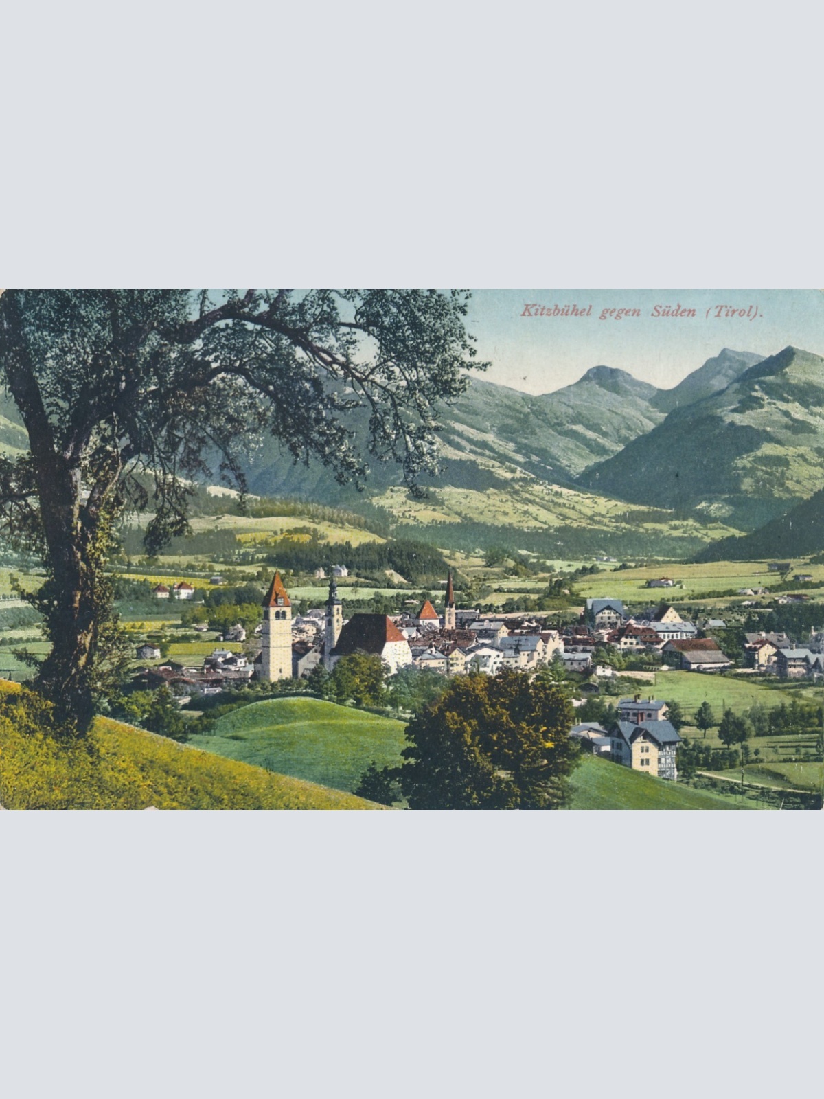 AK, Kitzbühel gegen Süden, Tirol (S1869)