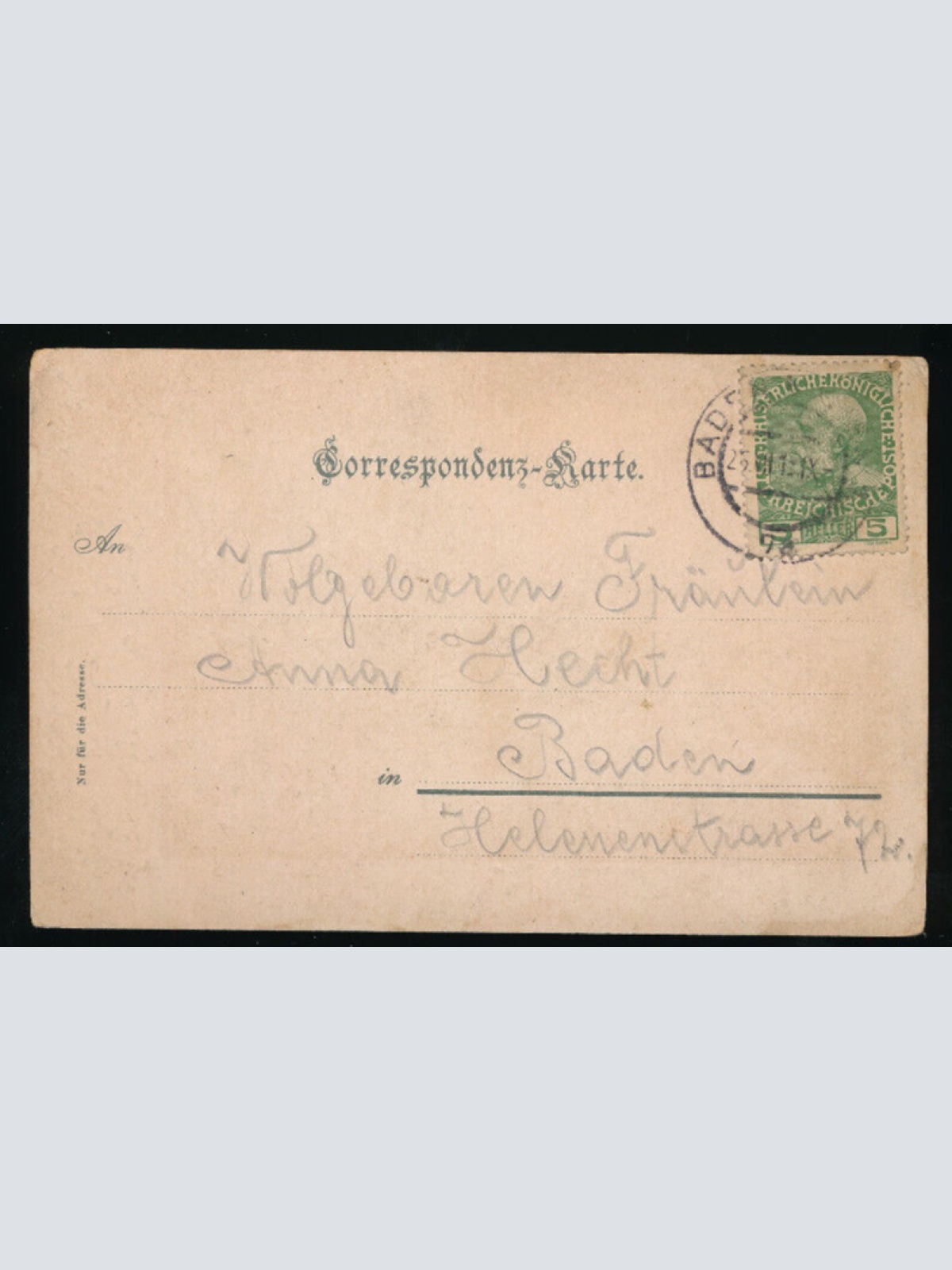 AK aus Baden Niederösterreich (5762)