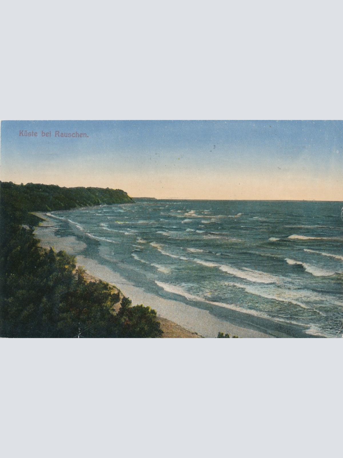 AK, Küste bei Rauschen, Samland, Russland (S1875)