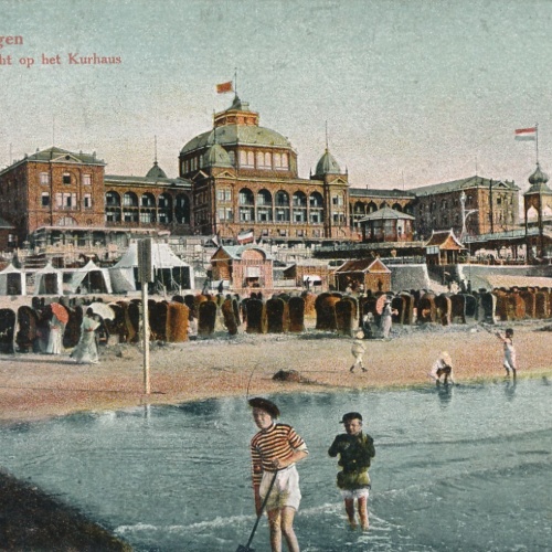 AK, Scheveningen, Gezicht op het Kurhaus, Den Haag, Niederlande (S1876)