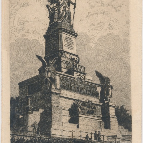AK, Nationaldenkmal auf dem Niederwald am Rhein (S1939)