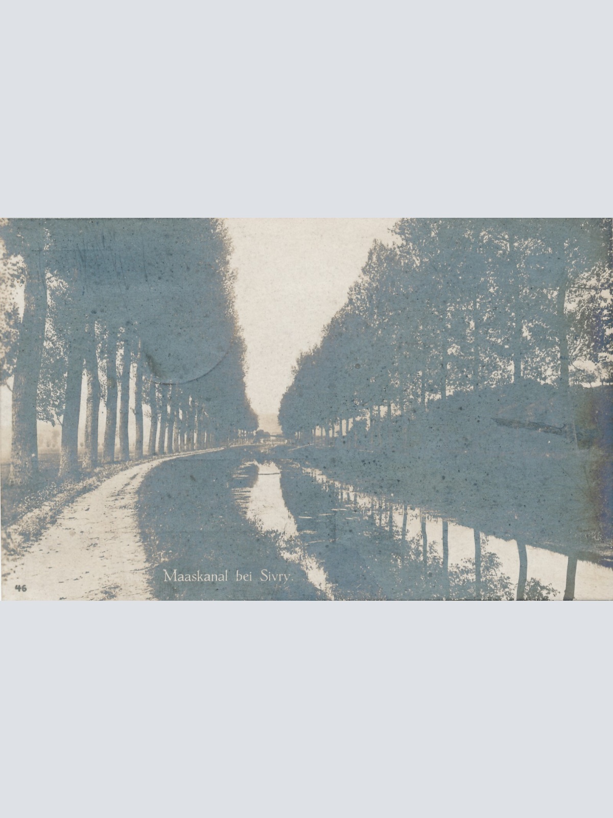 AK, Maaskanal bei Sivry, Frankreich (S1969)