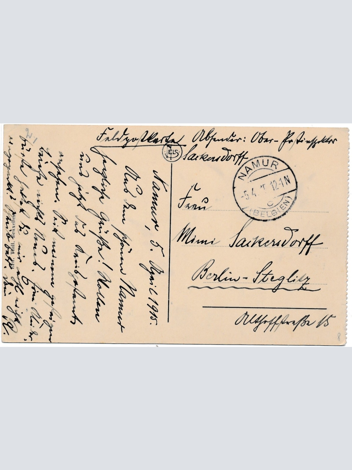 AK, Namur, L'Ile Vas-t y-frotte, Belgien (S1967)