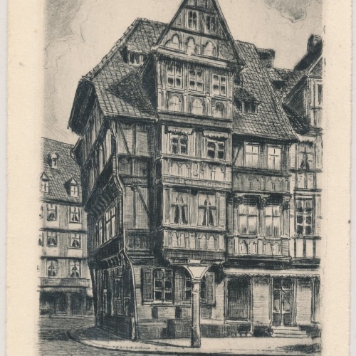 AK, Halberstadt, der Stelzfuß am Holzmarkt, Sachsen-Anhalt (S1955)