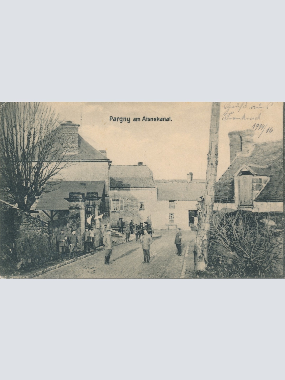 AK, Pargny am Aisnekanal, Frankreich (S1958)