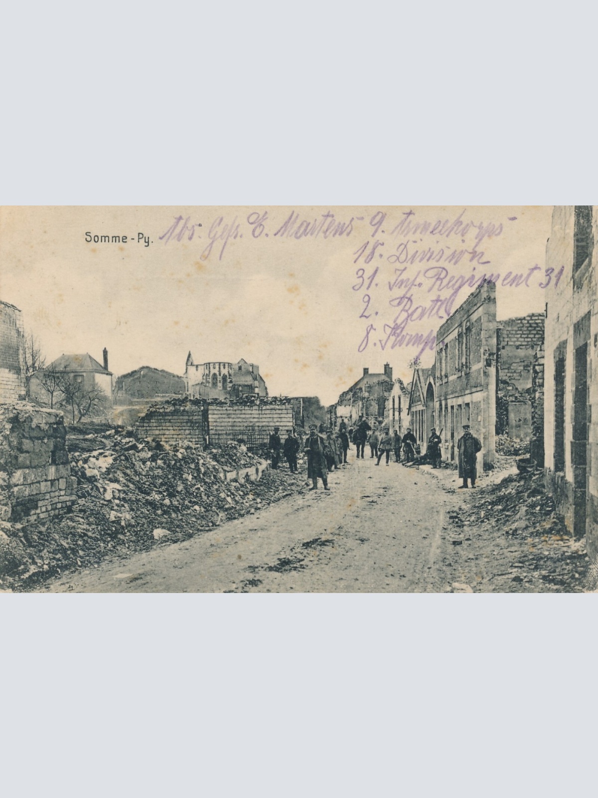 AK, Somme - Py, Frankreich (S1960)