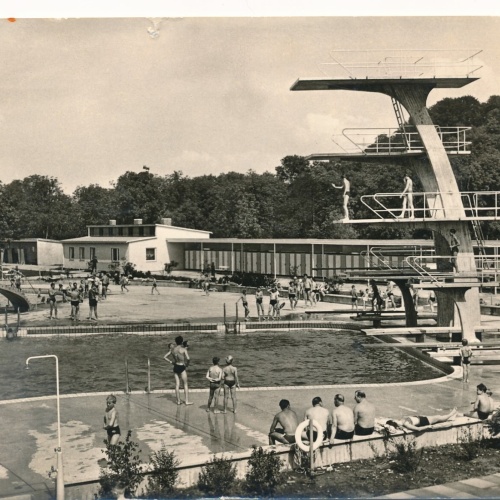 AK, Burgkirchen / Alz, Schwimmbad, Bayern (S1821)