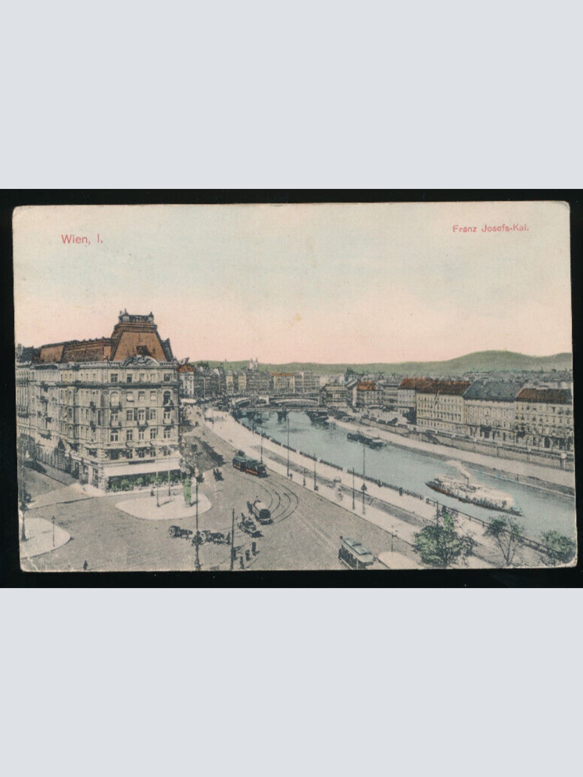 AK aus Wien Franz Josefs Kai (5739)