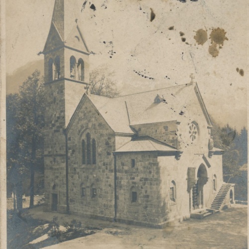 AK, Berchtesgaden, Protestantische Kirche, Bayern (S1778)