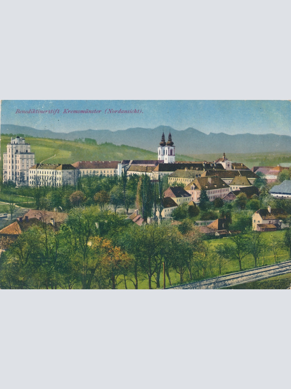 AK aus Kremsmünster mit Benediktinerstift Oberösterreich (6317)