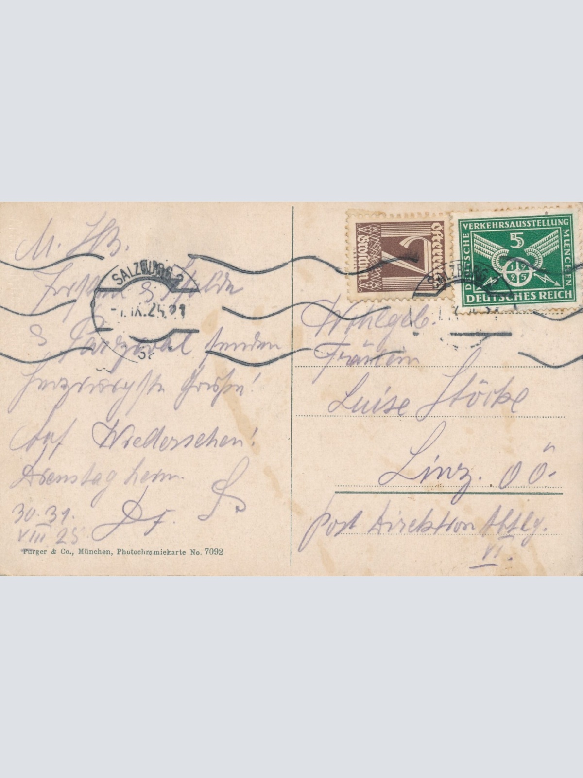 AK, München gegen das Tal, Bayern (S1768)