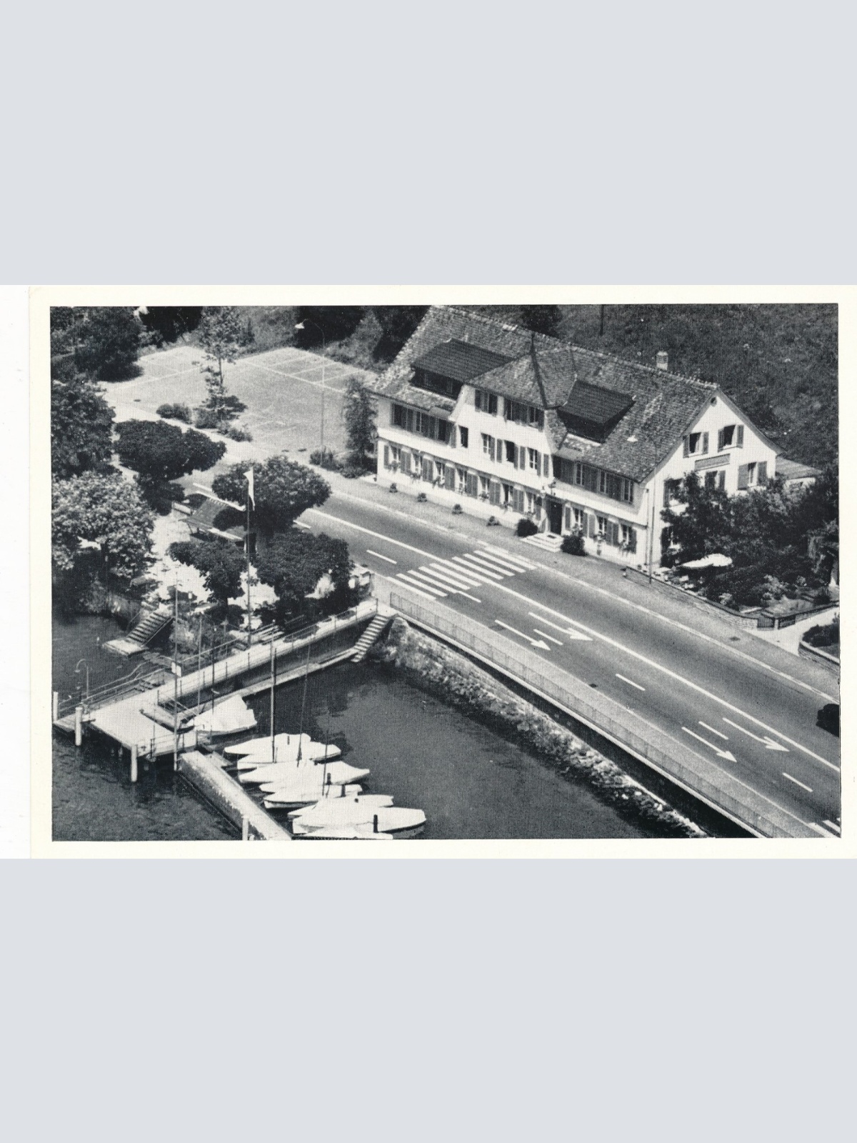 AK, See-Hotel Raben, Herrliberg, Schweiz (S1757)