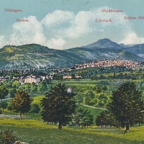 AK, Tüllingen, Hochblauen, Lörrach, Baden-Württemberg (S1781)