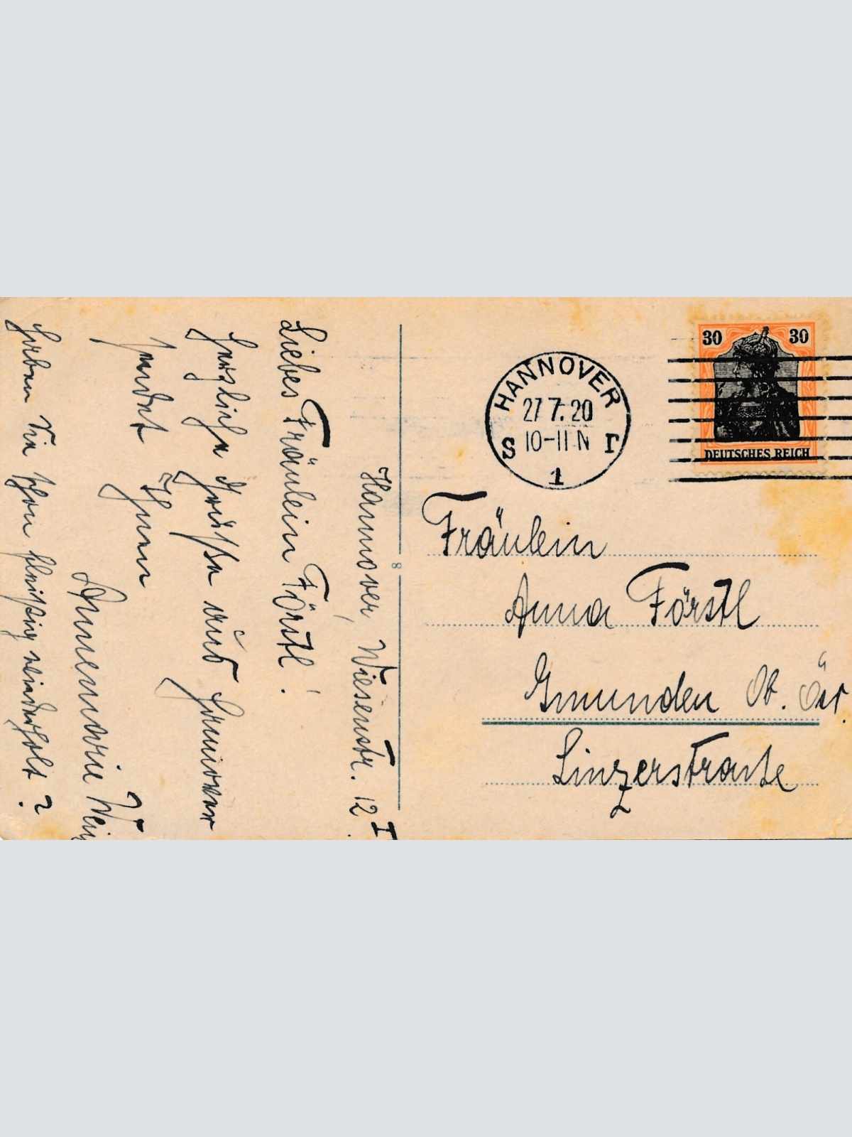 AK, Hannover, Neues Rathaus im Maschpark mit Bennigsen-Denkmal (S1755)