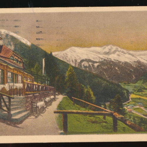 AK aus Badgastein Alpencafe Restaurant Windischgrätzhöhe Salzburg (5995)