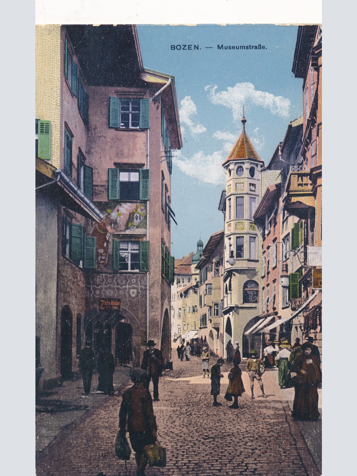 AK aus Bozen Museumstraße Italien (6375)