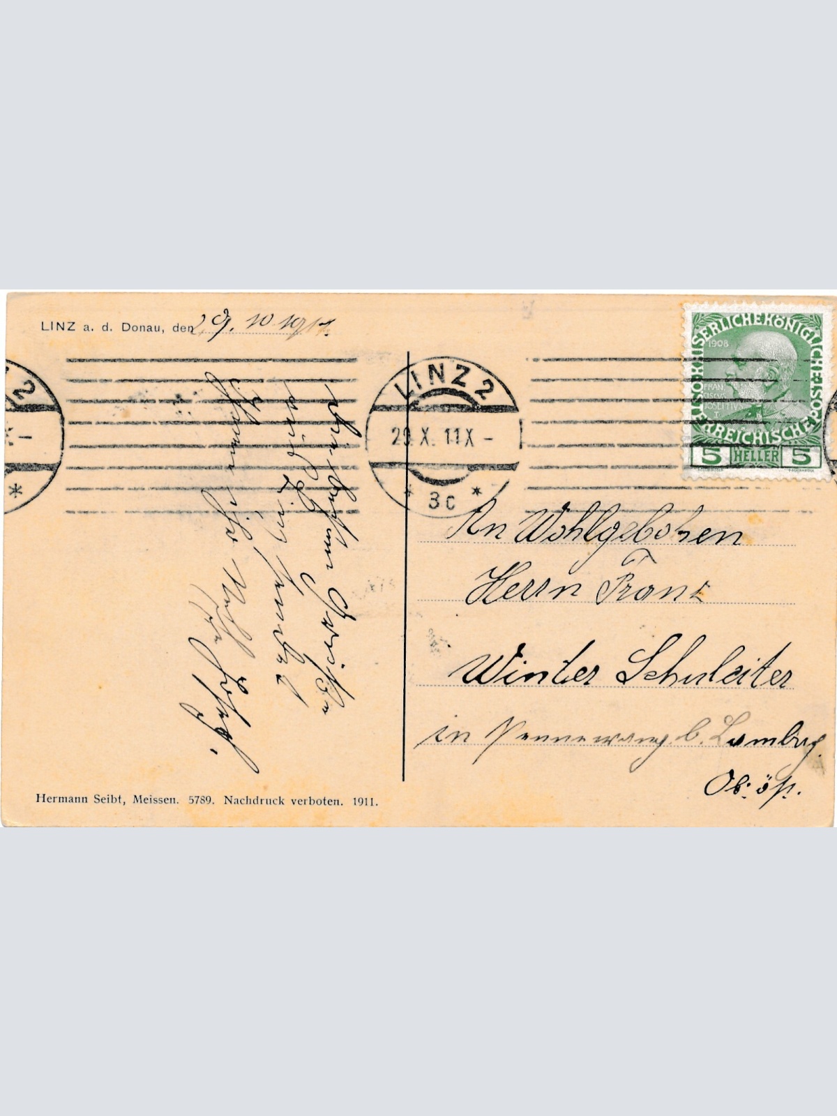 AK aus Linz mit Museum Oberösterreich (6474)