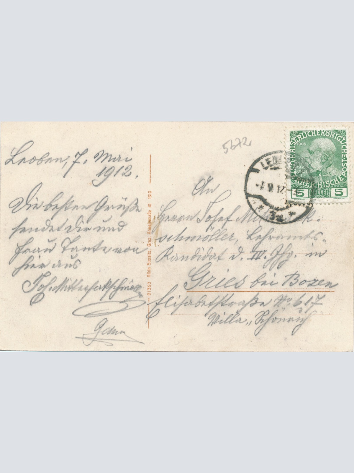 AK aus Leoben Hauptplatz mit Rathaus Stmk  (6358)