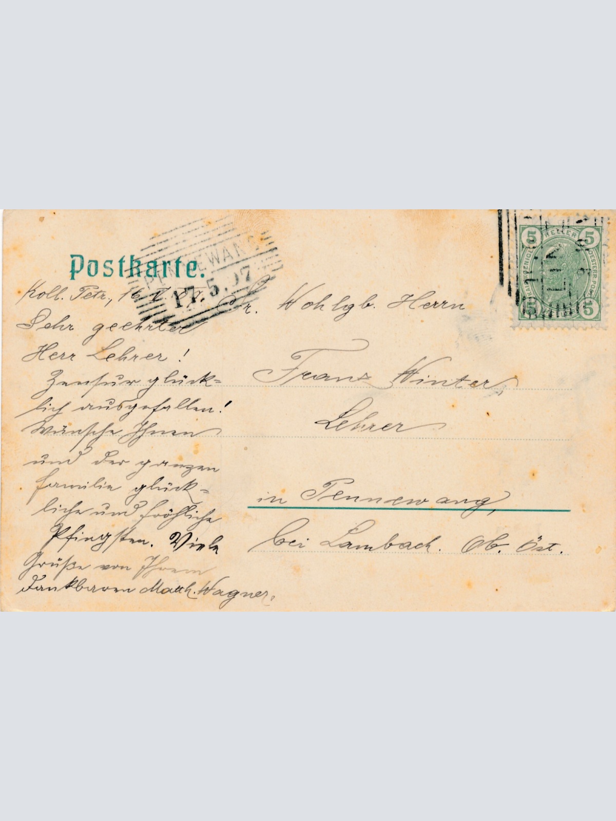 AK aus Linz an der Donau Petrinum Oberösterreich (6328)