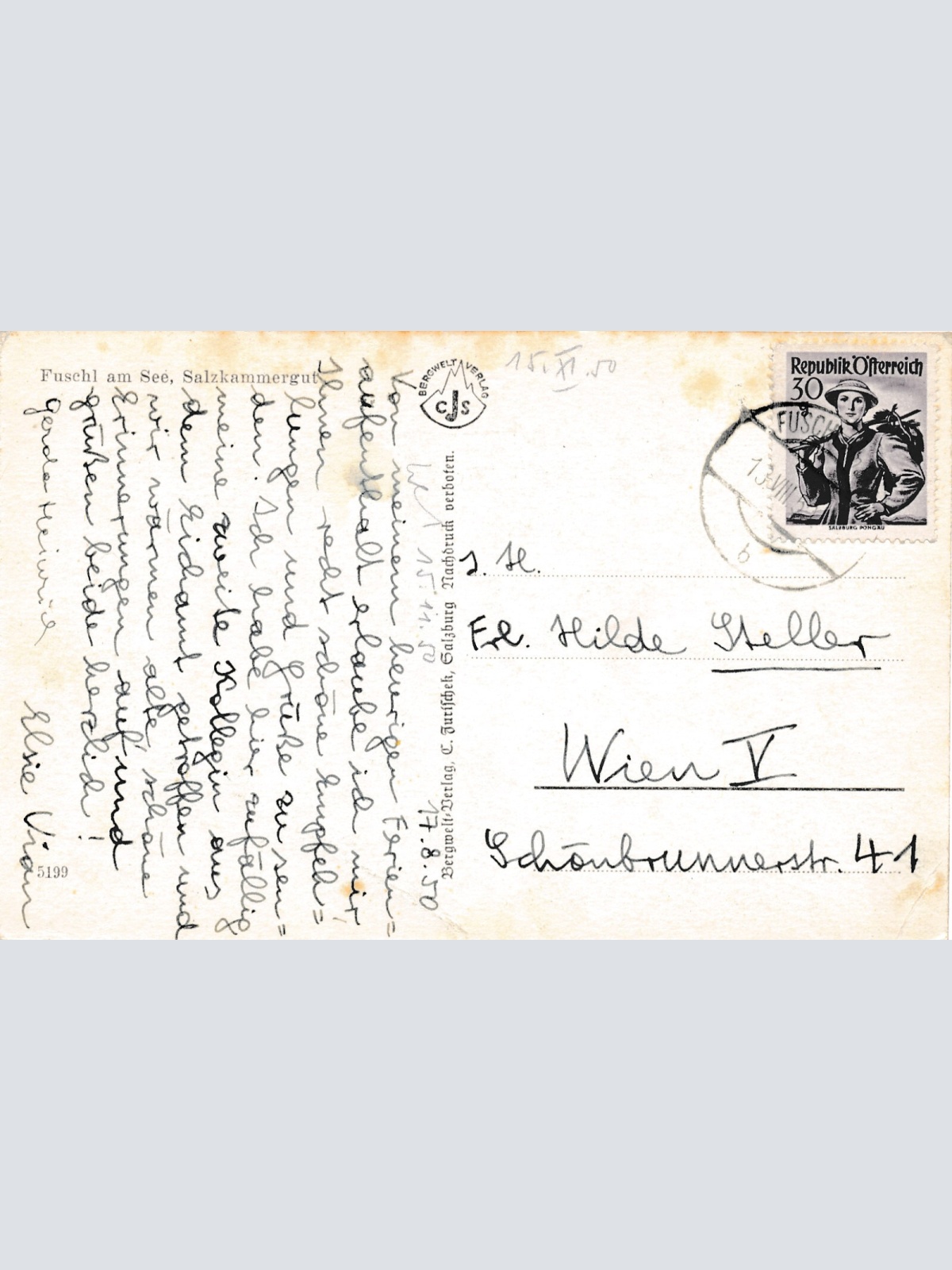 AK aus Fuschl am See Salzburg (6204)