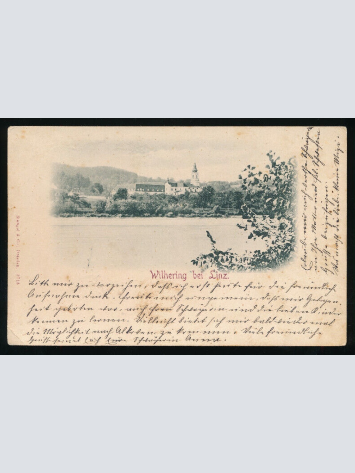 AK aus Wilhering bei Linz Oberösterreich (6010)