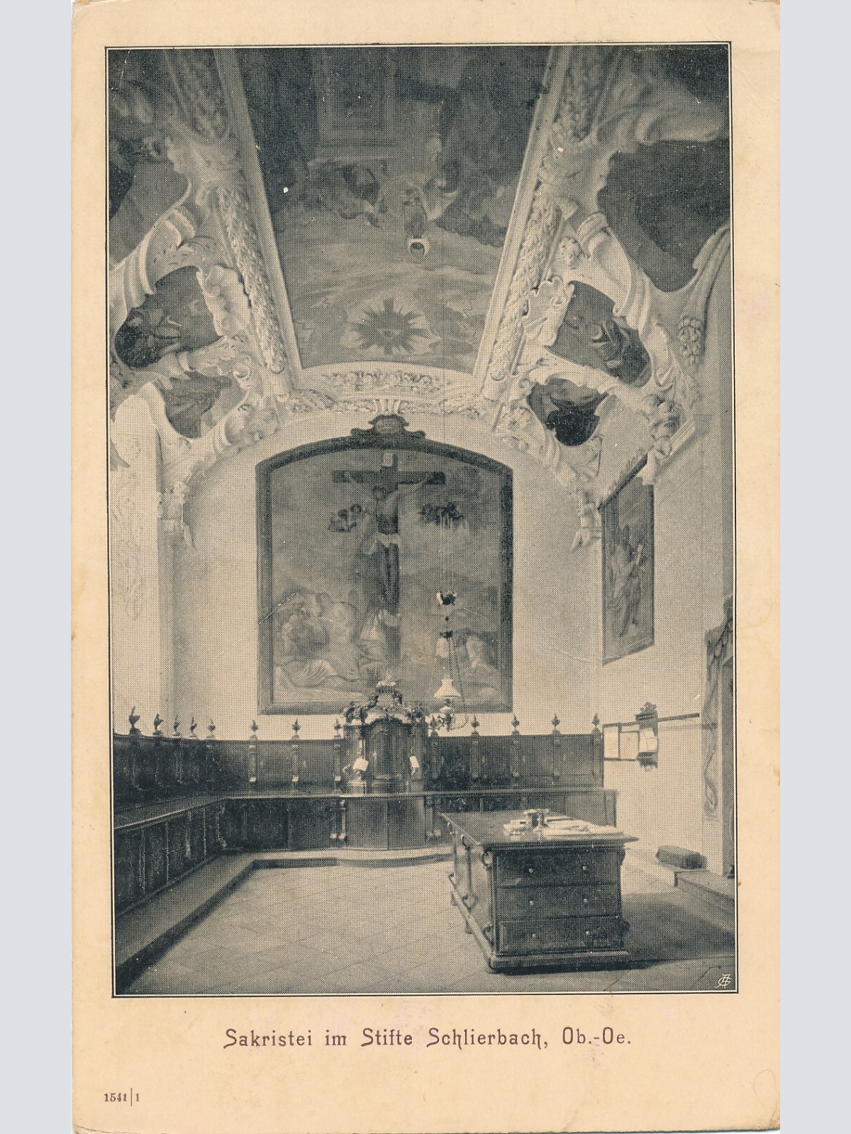 AK aus Schlierbach Sakristei im Stifte Oberösterreich (6147)