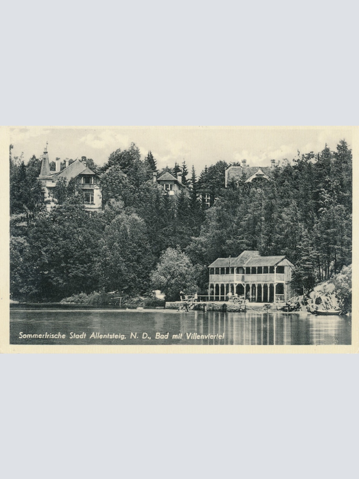 AK aus Allensteig mit Bad Villenviertel Niederösterreich (6876)