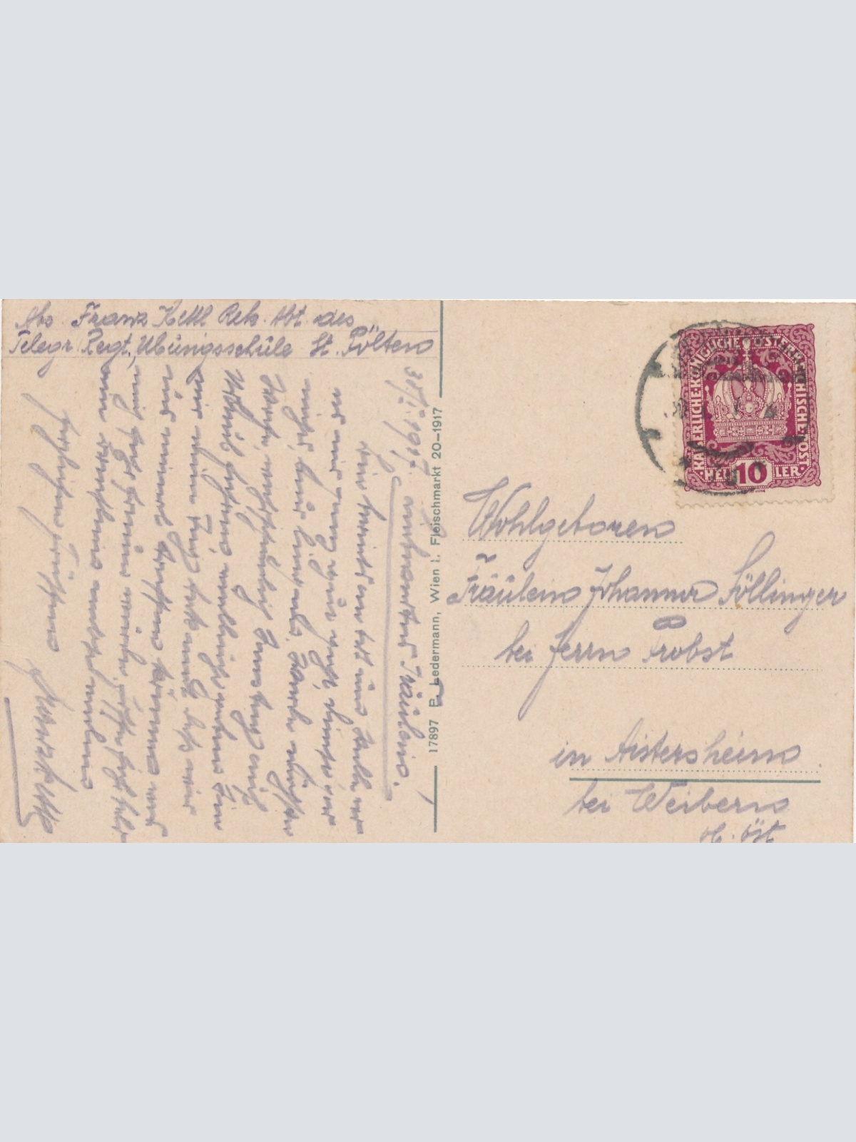 AK aus St.Pölten mit Staatsbahnhof Niederösterreich (6865)