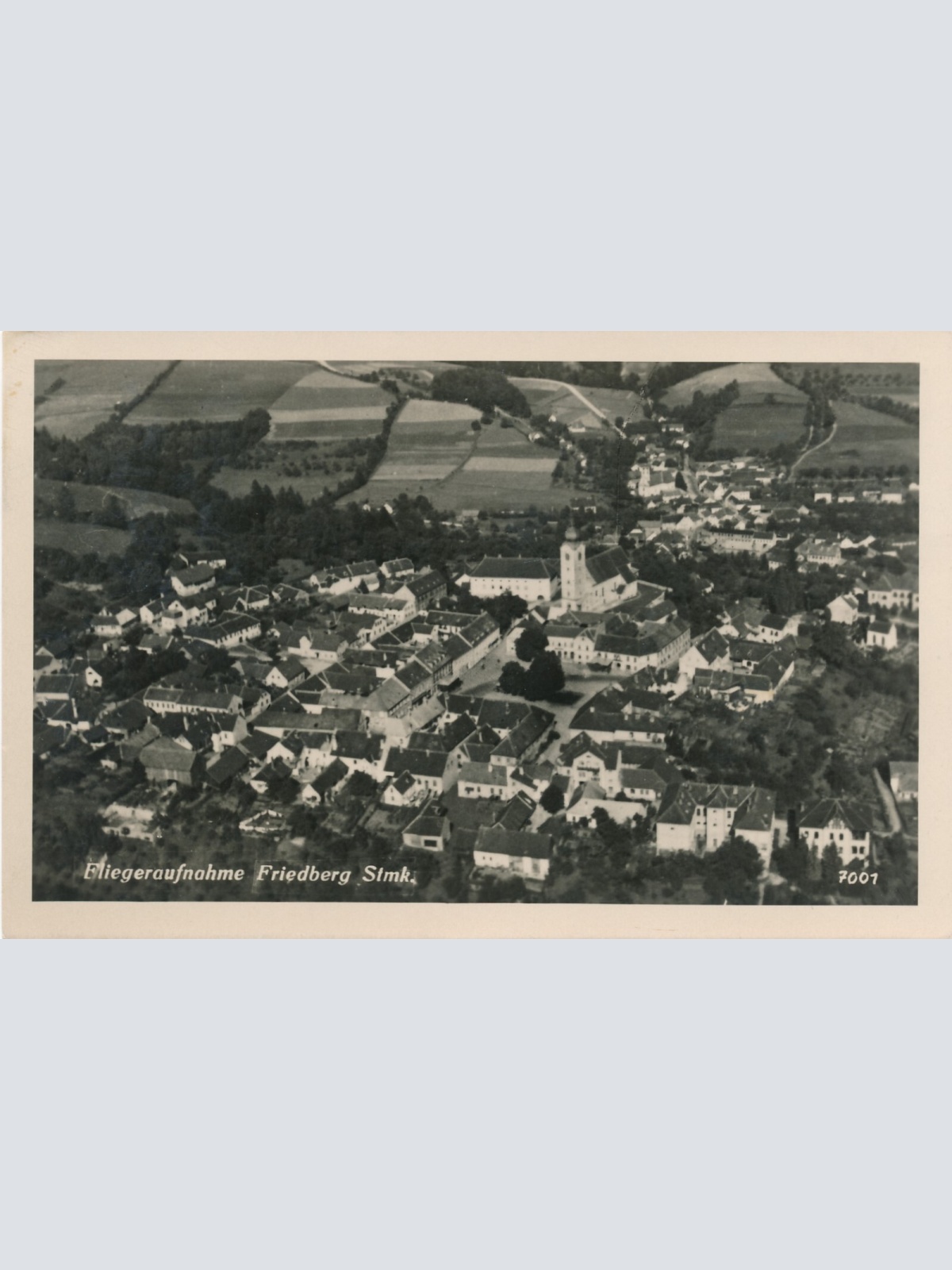 AK aus Friedberg Fliegeraufnahme Steiermark (6131)