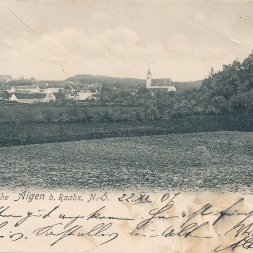 AK aus Aigen bei Raabs Niederösterreich (6878)