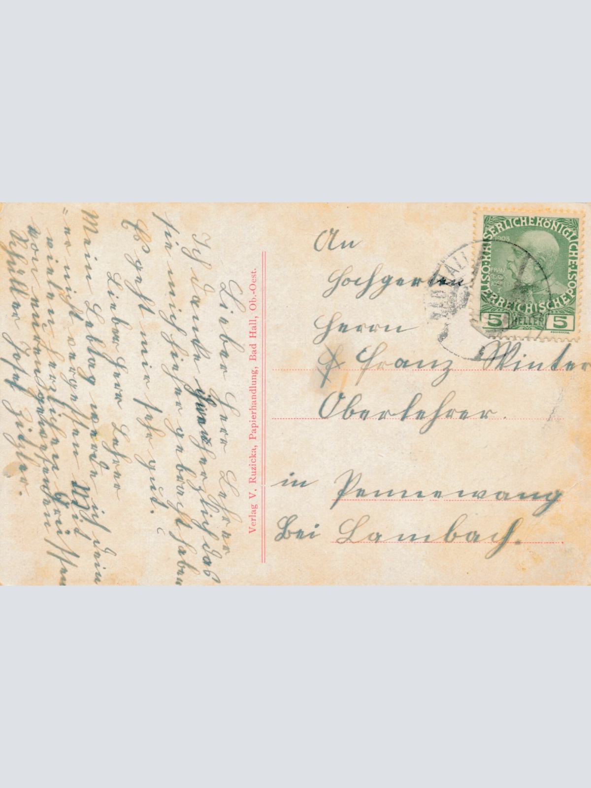 AK aus Bad Hall Kurhausstrasse Oberösterreich (6167)