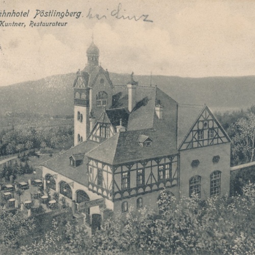 AK aus Linz Pöstlingberg mit Bergbahnhotel Oberösterreich (6169)