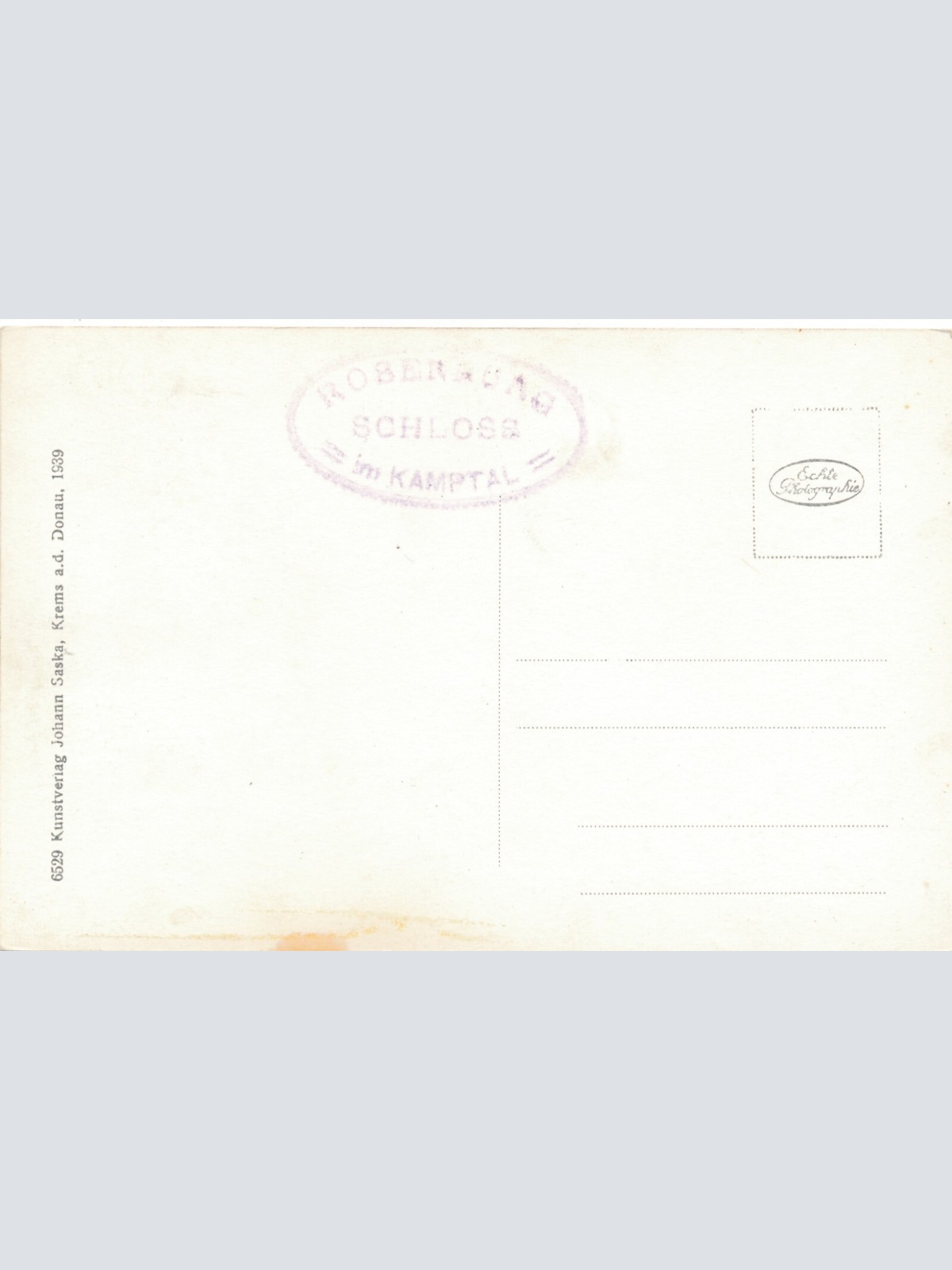 AK vom Schloss Rosenburg Niederösterreich (6882)
