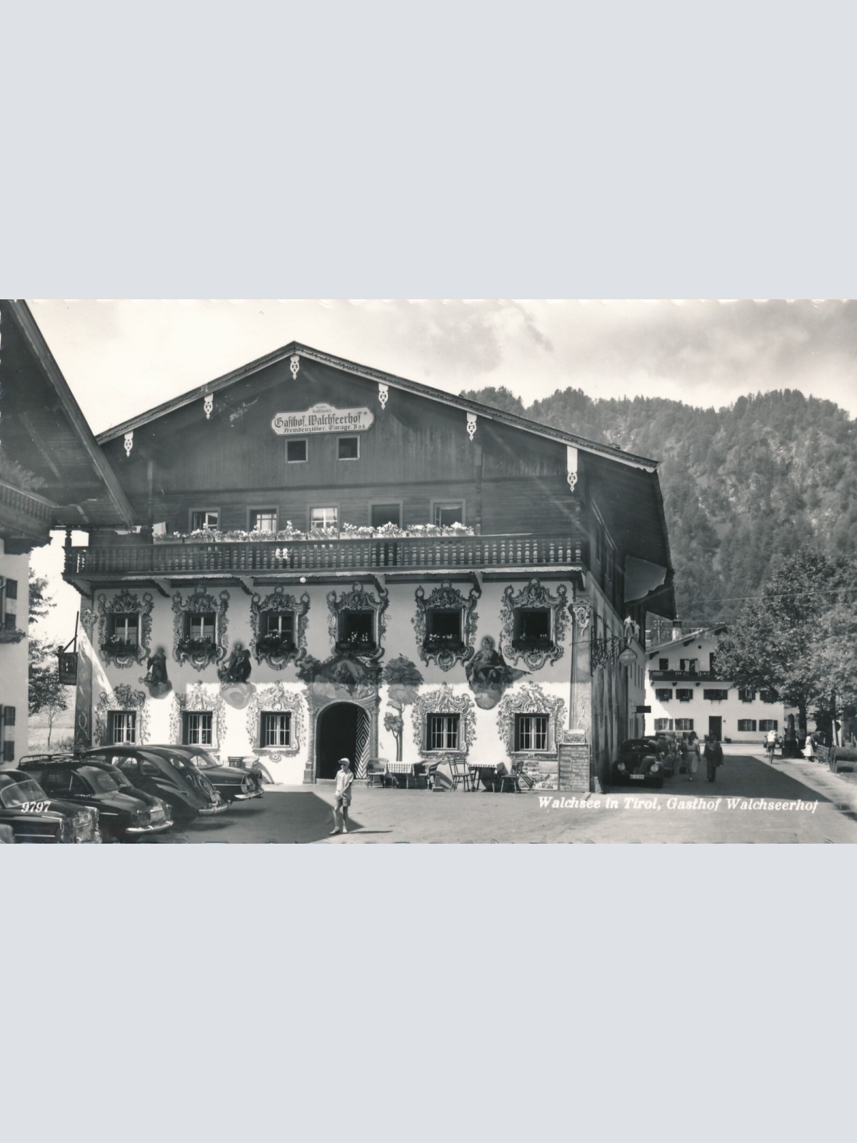 AK vom Walchsee mit Gasthof Walchseerhof Tirol (6916)