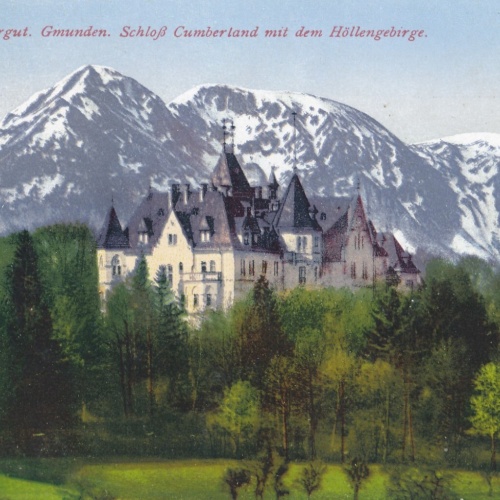 AK aus Gmunden mit Schloß Cumberland Oberösterreich (6773)