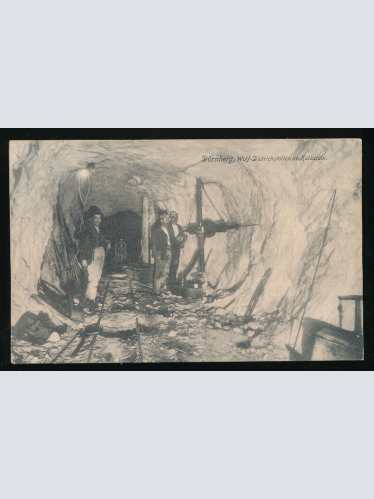 AK aus Dürnberg Wolf Dietrichstollen im Kalkstein Salzburg (5984)