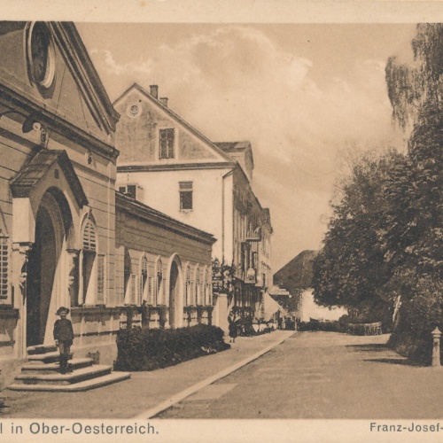 AK aus Bad Hall Franz Josef Straße Oberösterreich (6783)