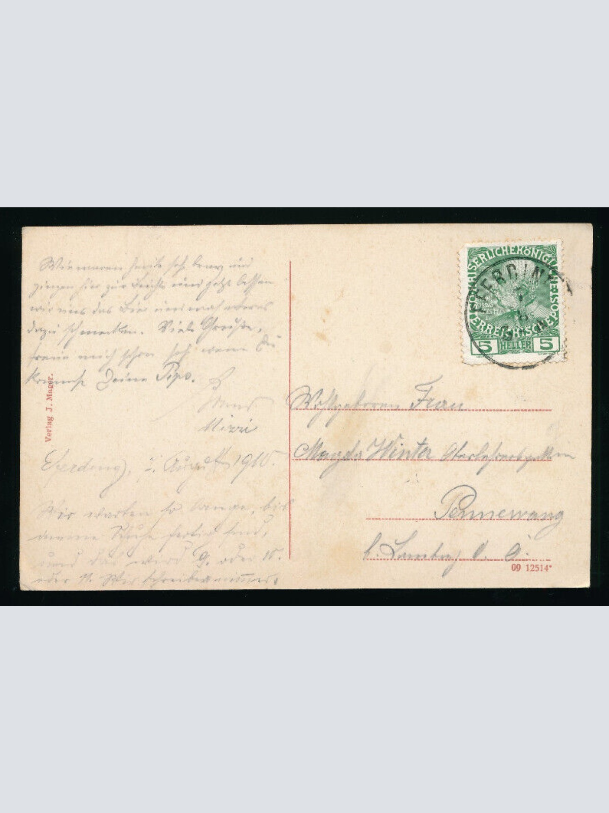 AK aus Eferding Hauptplatz Oberösterreich (6039)